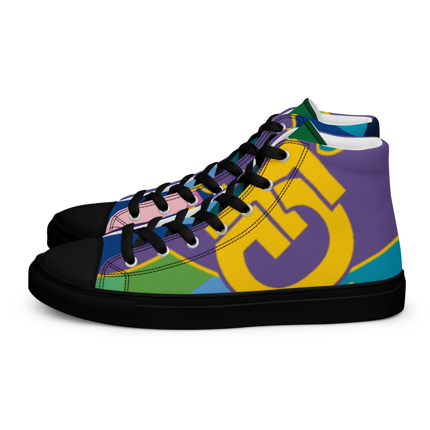 Men’s high top canvas shoes