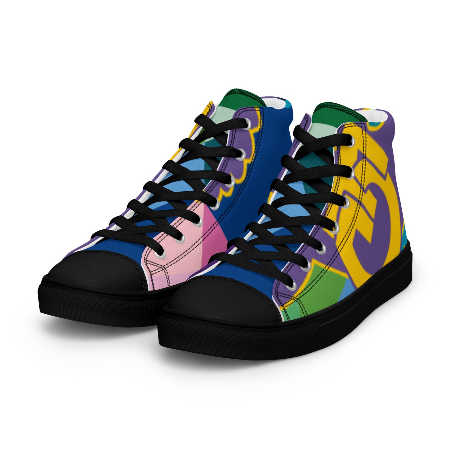 Men’s high top canvas shoes