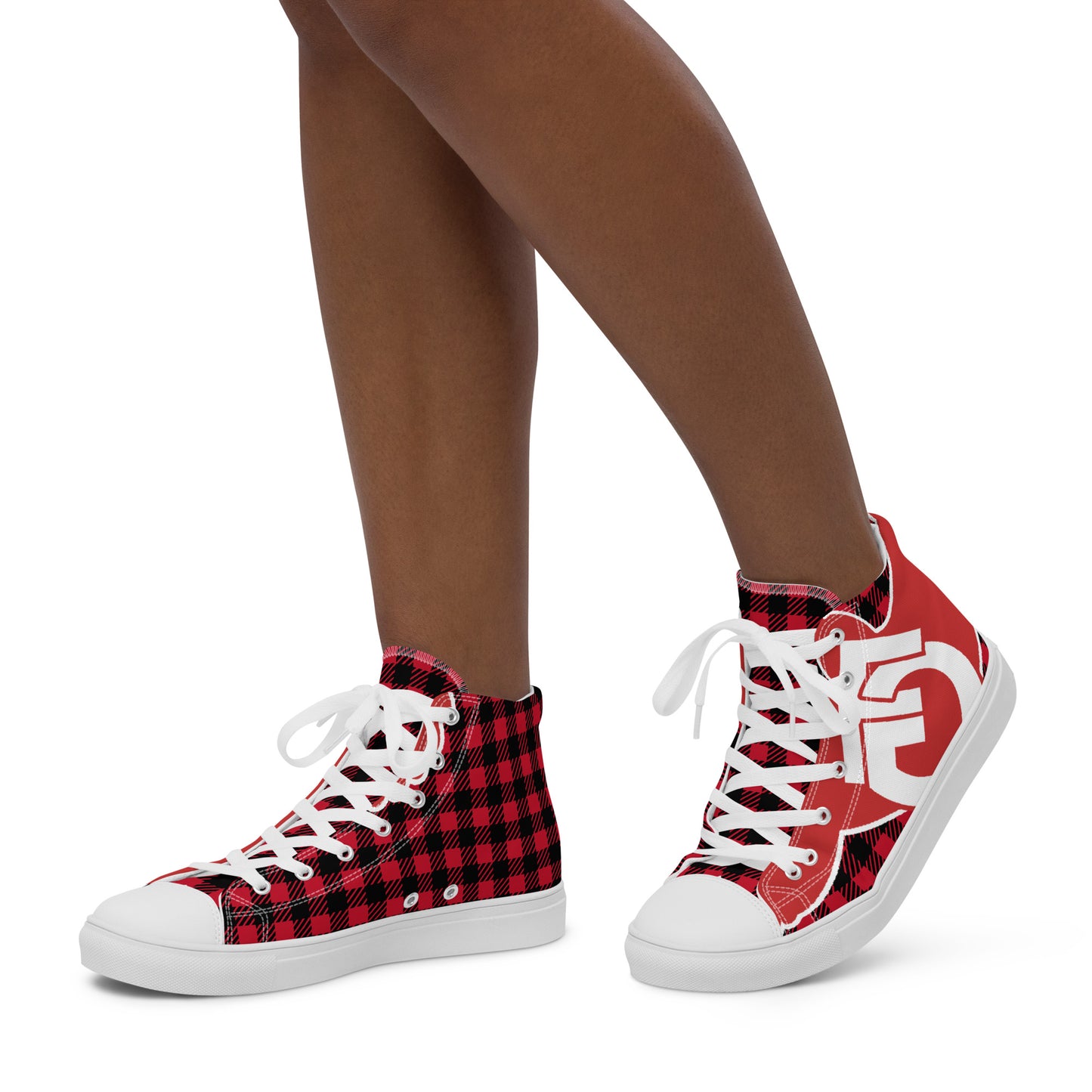 Women’s high top canvas shoes