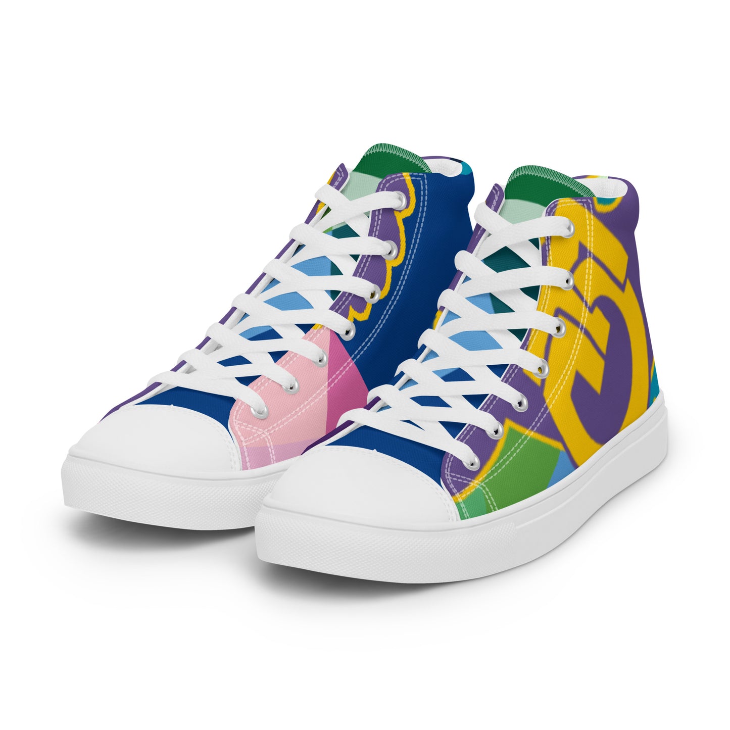 Women’s high top canvas shoes