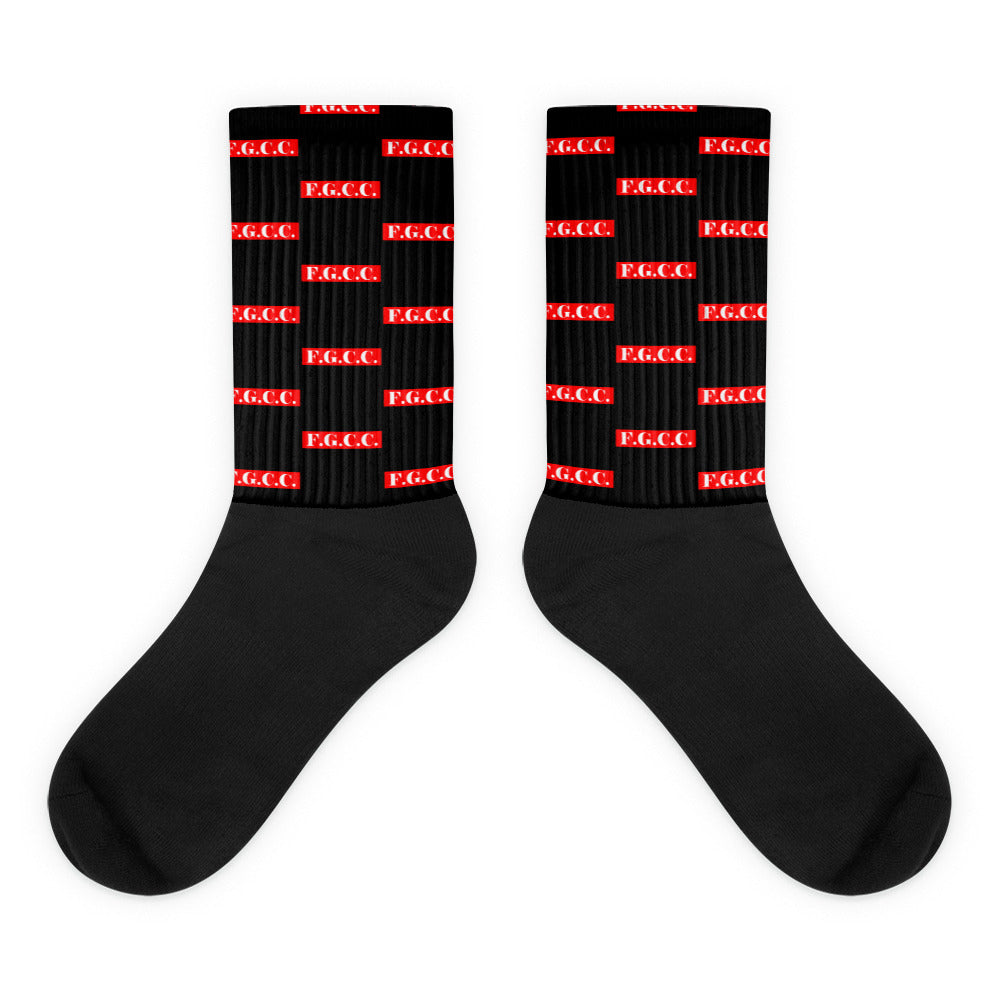 Luxury Branded Black FLYGuy Socks