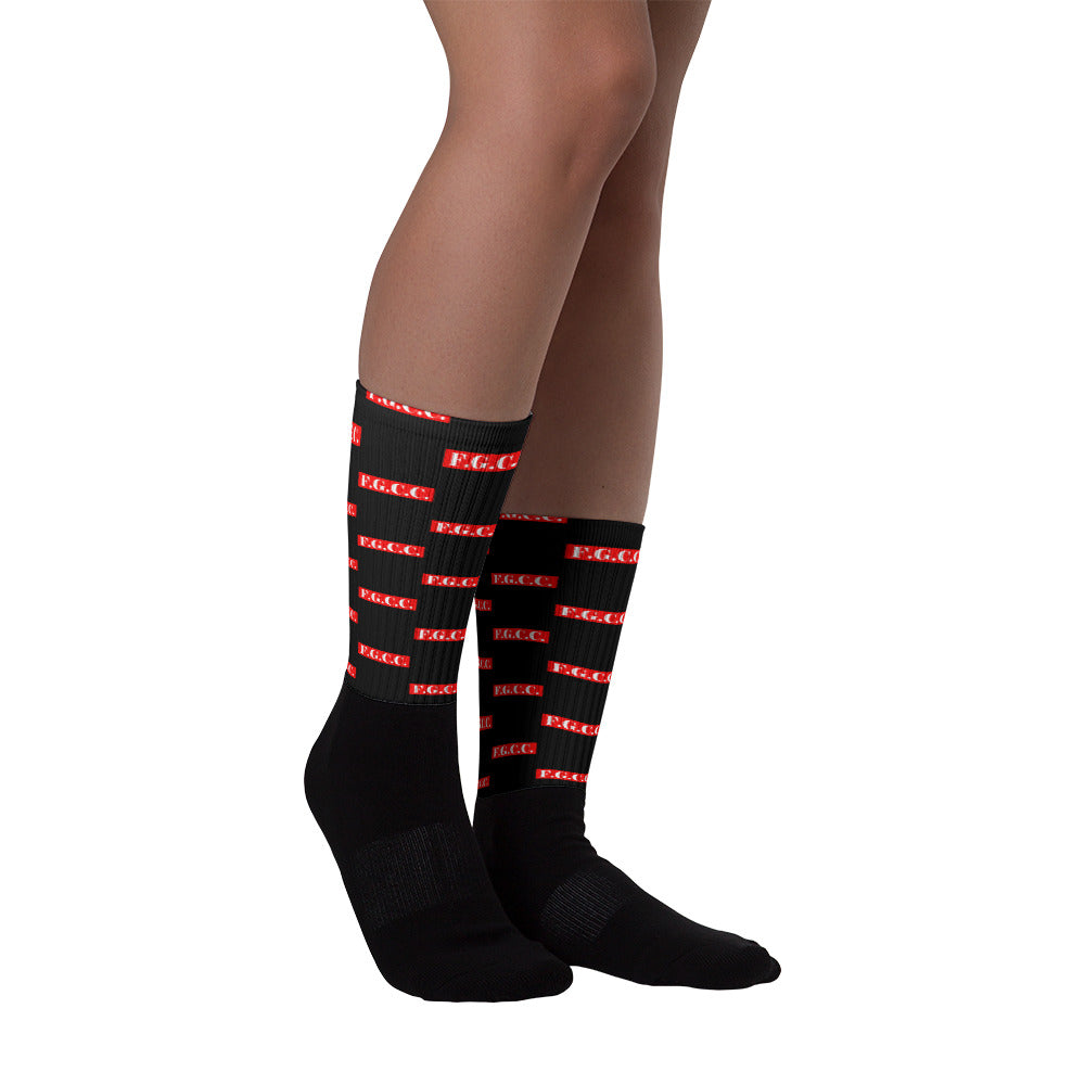 Luxury Branded Black FLYGuy Socks